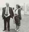 1983: Irene und Peter Ludwig in der Kunsthalle Budapest anlässlich einer Ausstellung mit Werken aus der Sammlung Ludwig.